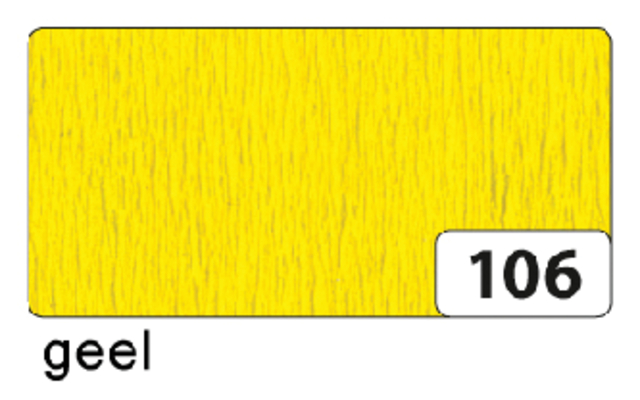 Crêpepapier Folia 50x250cm 10vel 106 geel