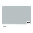 Etalagekarton Folia 1-zijdig 48x68cm 380gr nr631 zilver