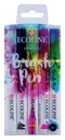 Brushpen Talens Ecoline set à 5 stuks primair