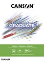 Tekenpapier Canson Graduate Drawing 30vel 160gr A4 helderwit