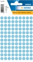 Etiket HERMA 1843 rond 8mm blauw 540 stuks