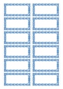 Etiket HERMA 3742 keuken blauw