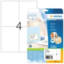 Etiket HERMA 8630 105x148mm premium wit 40 stuks
