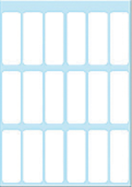 Etiket HERMA 3650 12x34mm wit 126 stuks