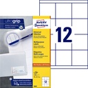 Etiket Avery 3661 70x67.7mm wit 1200 stuks