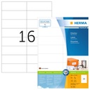 Etiket HERMA 4620 105x37mm premium wit 3200 stuks
