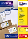 Etiket Avery L7169-100 99.1x139mm 400 etiketten