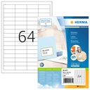 Etiket HERMA 4271 48.3x16.9mm premium wit 6400 stuks