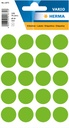 Etiket HERMA 1875 rond 19mm groen 100 stuks