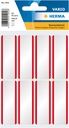 Naambadge etiket HERMA 1902 54x19mm wit/rood 16 stuks