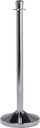 Afzetpaal Securit 100cm met voet chroom