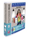 Presentatieringband Oxford Polyvision Maxi A4 XL 4-rings D-mechaniek 40mm transparant