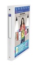 Presentatieringband Oxford Polyvision A4 4-rings O-mechaniek 30mm transparant