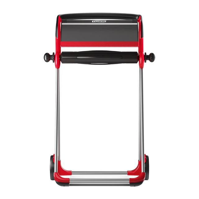 Poetspapierdispenser Tork W1 Performance vloerstandaard rood 652008