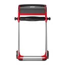 Poetspapierdispenser Tork W1 Performance vloerstandaard rood 652008