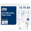Toiletpapier Tork T6 Premium systeemrol 2-laags 90m wit 127520