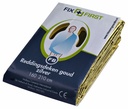 Reddingsdeken FixFirst folie 160x210cm zilver/goud