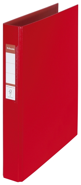 Ringband Esselte VIVIDA A4 4-rings O-mechaniek 25mm PP rood