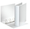 Presentatieringband Esselte Essentials panorama A4 4-rings D-mechaniek 77mm wit