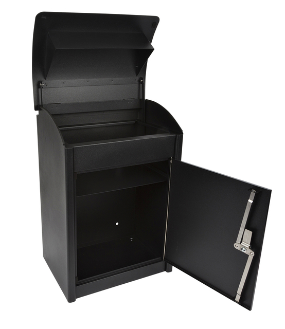 Pakketbrievenbus Malmo 360x260x505mm zwart