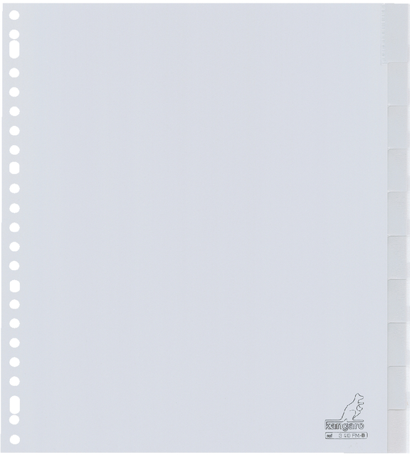 Tabblad Kangaro G410FM B A4 23r pp 10dlg v tabs bd