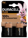 Batterij Duracell Plus 2x 9Volt