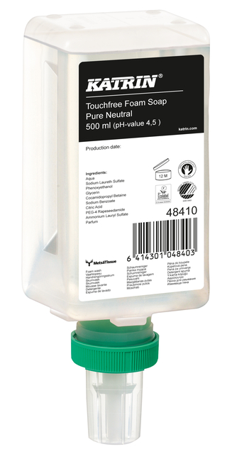 Handzeep Katrin Neutral schuim touchfree 500ml 48410