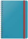 Notitieboek Leitz Cosy B5 160 blz spiraal lijn blauw