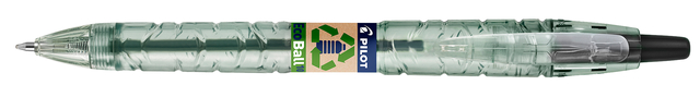 Balpen PILOT Begreen B2P EcoBall medium zwart