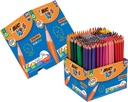 Kleurpotloden BicKids Evolution ecolutions ass schoolbox à 288 stuks