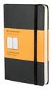 Notitieboek Moleskine pocket 90x140mm lijn hard cover zwart