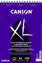 Mixed mediapapier Canson XL Fluid Mixed Media 30vel 250gr A4 extra wit