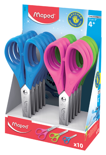 Schaar Maped Essentials 13cm links assorti