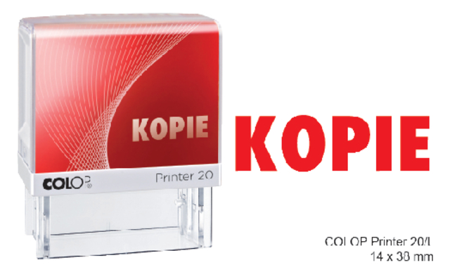 Tekststempel Colop Printer 20/L kopie