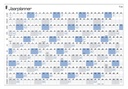 Jaarplankalender 2027 Quantore A1 84x57cm