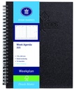 Agenda 2027 Ryam Weekplan Wire-o 7dagen/2pagina's zwart