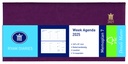 Agenda 2027 Ryam Memoplan 7 Mundior 7dagen/2pagina's landscape bordeaux