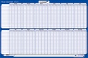 Projectplanner 2027 Legamaster 90x60cm horizontaal gelamineerd Engelstalig