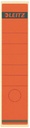 Rugetiket Leitz breed/lang 62x285mm zelfklevend rood 10 stuks