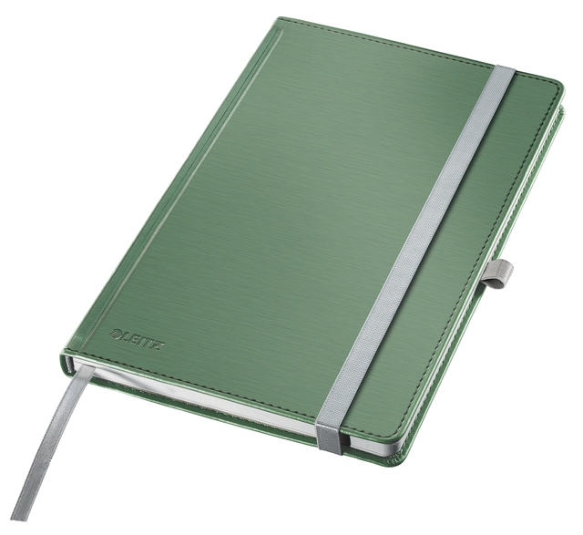 Notitieboek Leitz Style A5 lijn 160 pagina's 100gr groen