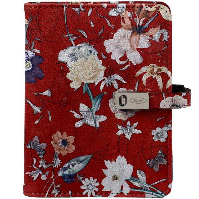 Organizer Kalpa Pocket inclusief agenda 2025-2026 7dagen/2pagina's bloemenzee bruin