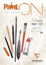 Tekenblok Clairefontaine Paint On A4 40 vel 250gr