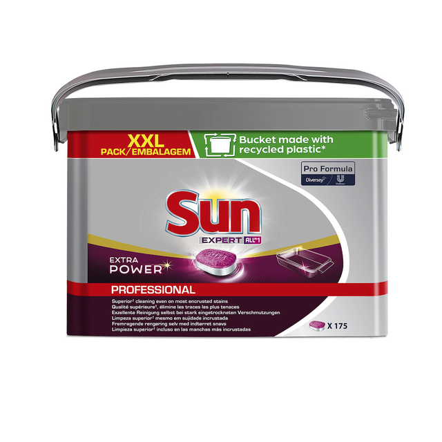 Vaatwastabletten Sun Pro Formula All-in-one extra power 175 stuks