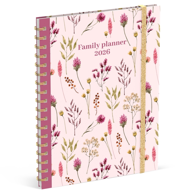 Famagenda 2026 Lannoo Flowers bouquet 7d/2p roze