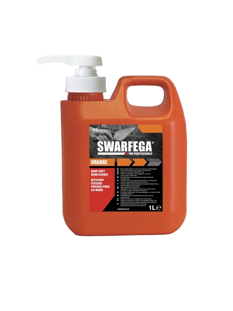 Handreiniger SCJ Swarfega Orange 1 liter met pomp