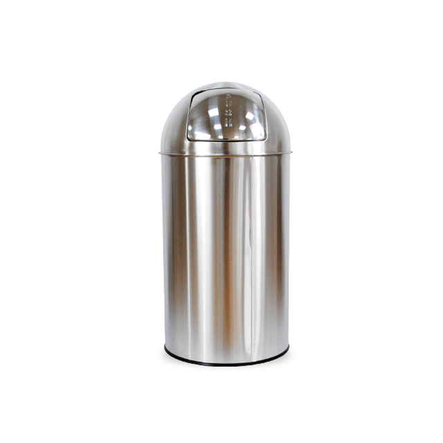 Afvalbak BRASQ Push Bin PB230+ 30 liter rvs
