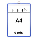 Zichtpanelenframe hangend Tarifold A4 blauw 5 stuks
