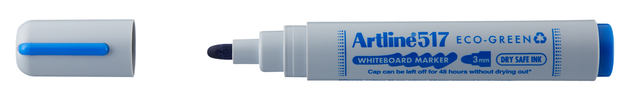 Whiteboardmarker Artline 517  Dry Safe Eco rond medium blauw