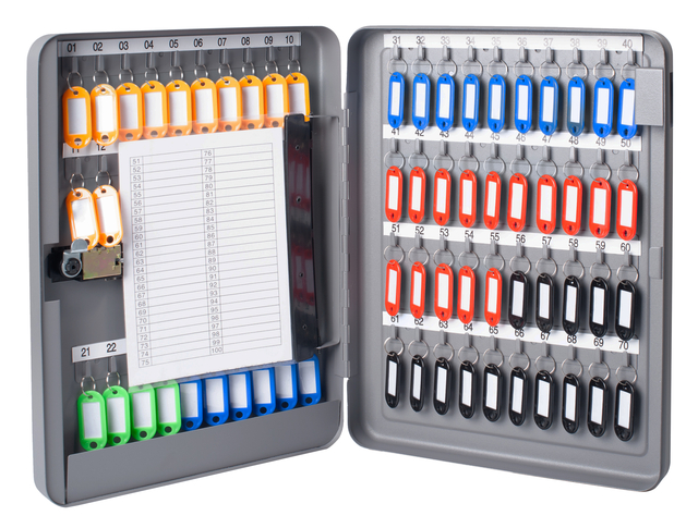 Sleutelkast Pavo basic met cijferslot 75 haken 370x280x60mm