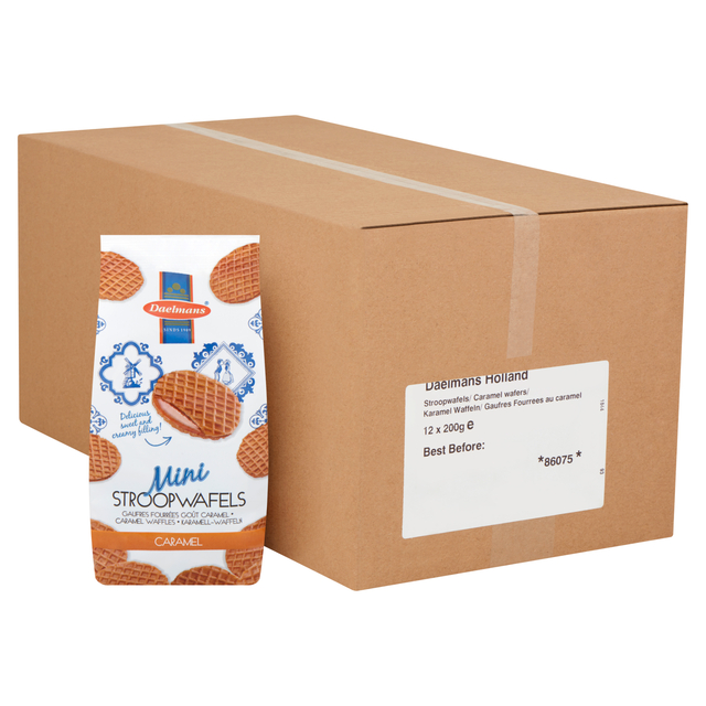 Stroopwafel Daelmans mini blokzak 200 gram